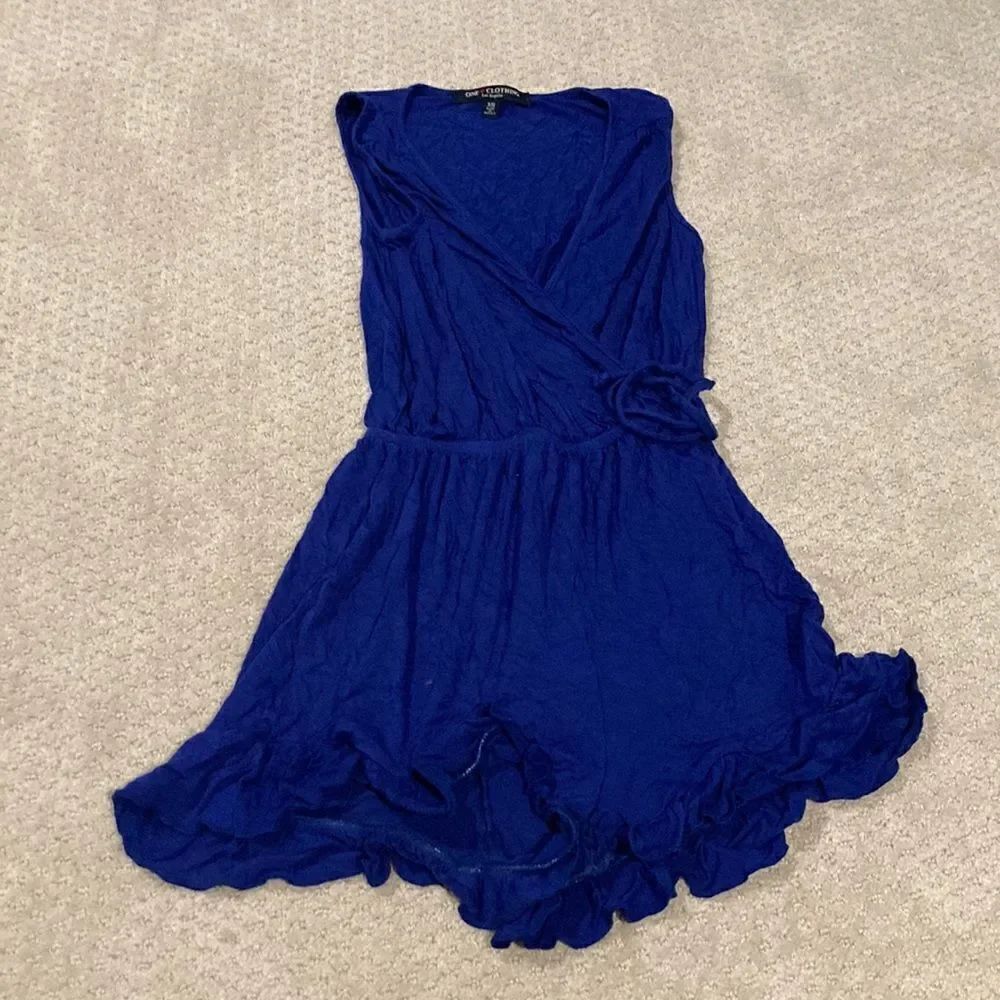 Romper - jumpsuit- bright blue